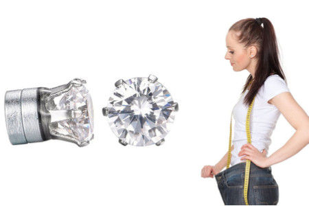 Boucles d'Oreilles Diamants / Aimants Minceur