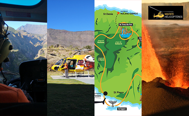 Survol en Hélicoptère Volcan - 25 min