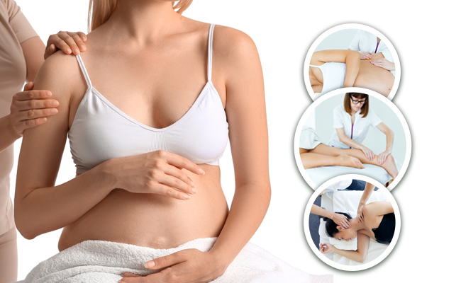 Massage prénatal à domicile - 1h