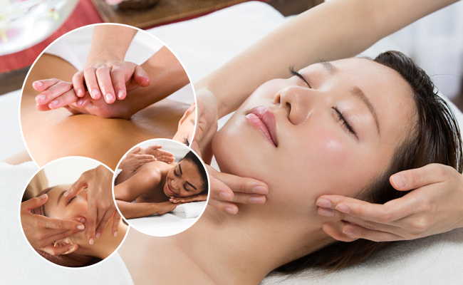 Massage facial + massage relaxant du dos - 50 min