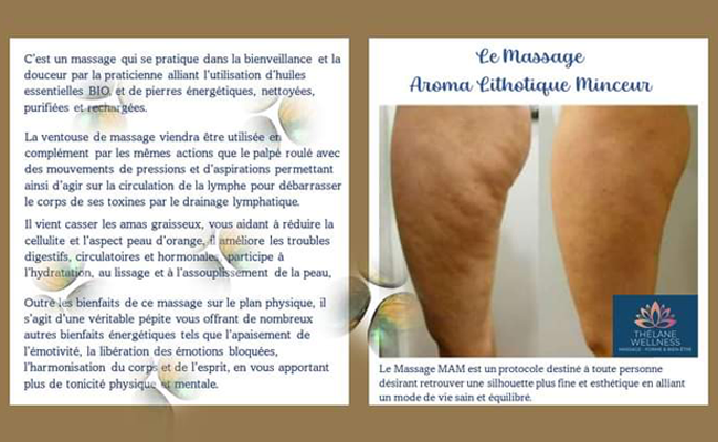 Massage aroma lithotique minceur (30mn)