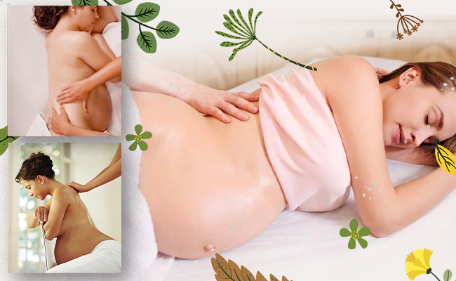 Massage prénatal avec collation revitalisant offerte (2h)