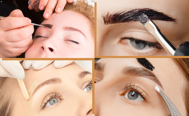 Forfait teinture + épilation sourcils